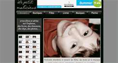 Desktop Screenshot of malicieux.com
